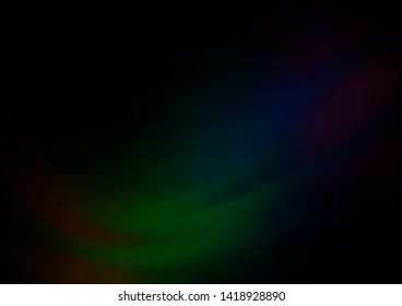 Dark Green vector glossy abstract background. A completely new color illustration in a bokeh style. The template for backgrounds of cell phones.