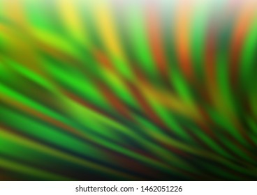 Dark Green vector glossy abstract template. Glitter abstract illustration with an elegant design. The template for backgrounds of cell phones.