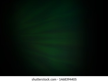 Dark Green vector glossy abstract background. An elegant bright illustration with gradient. Brand new design for your business.