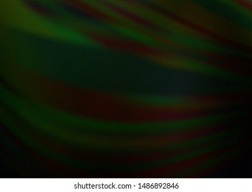 Dark Green vector glossy abstract template. Shining colorful illustration in a Brand new style. The template for backgrounds of cell phones.