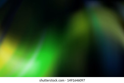 Dark Green vector glossy abstract backdrop. An elegant bright illustration with gradient. Completely new design for your business.
