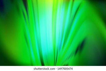 Dark Green vector glossy abstract layout. Shining colored illustration in smart style. New way of your design.