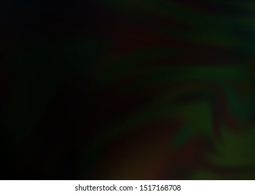 Dark Green vector glossy abstract background. An elegant bright illustration with gradient. The template can be used for your brand book.