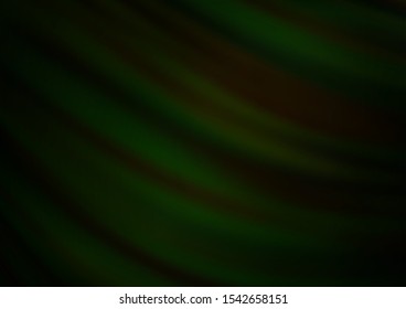 Dark Green vector glossy abstract background. Modern geometrical abstract illustration with gradient. A completely new template for your design.