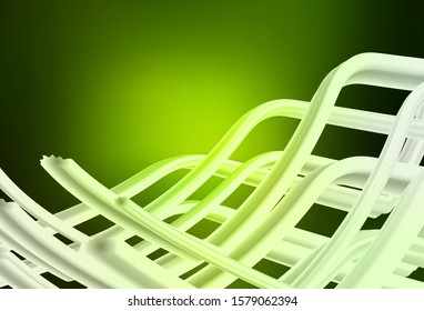 Dark Green vector glossy abstract background. Abstract colorful illustration with gradient. Blurred design for your web site.