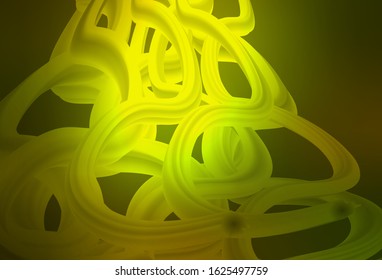 Dark Green vector glossy abstract layout. Colorful illustration in abstract style with gradient. Smart design for your work.