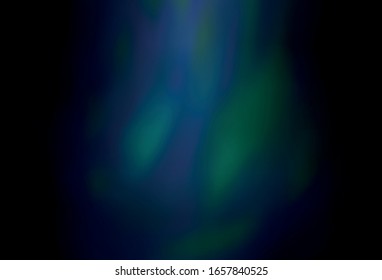 Dark Green vector glossy abstract background. New colored illustration in blur style with gradient. New way of your design.