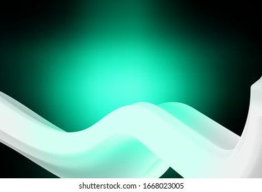 Sombreado fondo abstracto vectorial verde oscuro. Nueva ilustración de color en estilo borroso con degradado. Diseño completamente nuevo para su negocio.