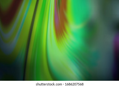 Dark Green vector glossy abstract background. Creative illustration in halftone style with gradient. New style for your business design.