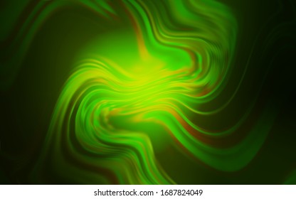 Dark Green vector glossy abstract backdrop. Shining colored illustration in smart style. Background for a cell phone.