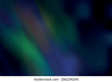 Dark Green vector glossy abstract backdrop. New colored illustration in blur style with gradient. Background for a cell phone.