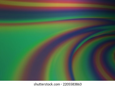 Vector verde oscuro brillante fondo abstracto. Ilustración colorida de estilo borroso con gradiente. El diseño borroso se puede usar para su sitio web.