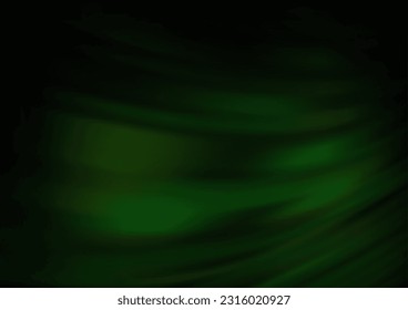 Dark Green vector glossy abstract template. A completely new color illustration in a bokeh style. A completely new design for your business.