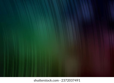 Dark Green vector glossy abstract background. Modern abstract illustration with gradient. Elegant background for a brand book.