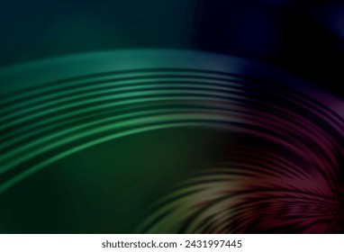 Dark Green vector glossy abstract background. Modern abstract illustration with gradient. Elegant background for a brand book.