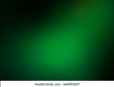 Dark Green vector glossy abstract template. An elegant bright illustration with gradient. The elegant pattern can be used as part of a brand book.