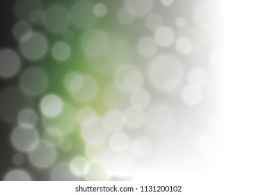 Dark Green vector glossy bokeh pattern. An elegant bright illustration with gradient. The background for your creative designs.