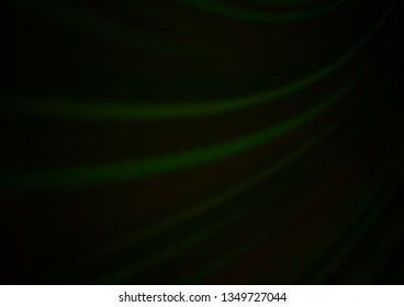 Dark Green vector glossy bokeh pattern. An elegant bright illustration with gradient. A new texture for your design.