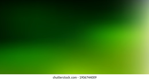 Dark green vector gradient blur backdrop  Colorful gradient abstract illustration in blur style  Your design for applications 