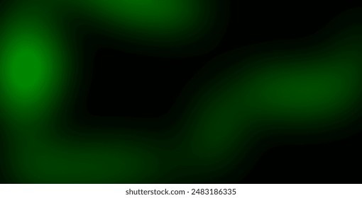 Dark green vector gradient blur texture. Shining colorful blur illustration in abstract style. Background for web designers.