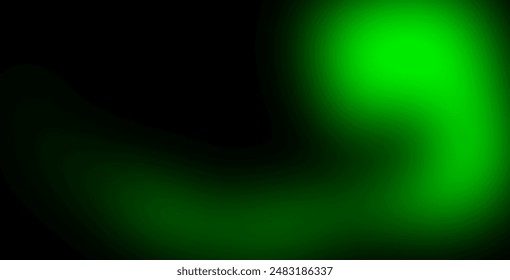 Dark green vector gradient blur texture. Shining colorful blur illustration in abstract style. Background for web designers.