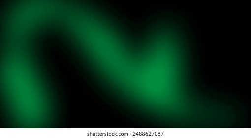 Dark green vector gradient blur texture. Shining colorful blur illustration in abstract style. Background for web designers.