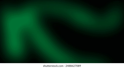 Dark green vector gradient blur texture. Shining colorful blur illustration in abstract style. Background for web designers.