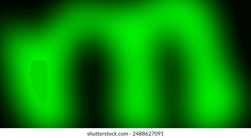 Dark green vector gradient blur texture. Shining colorful blur illustration in abstract style. Background for web designers.