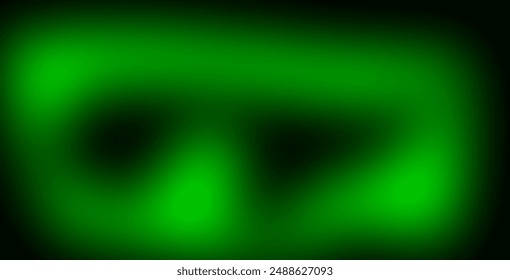 Dark green vector gradient blur texture. Shining colorful blur illustration in abstract style. Background for web designers.