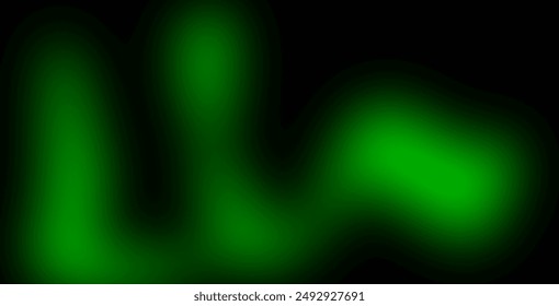 Dark green vector gradient blur texture. Shining colorful blur illustration in abstract style. Background for web designers.