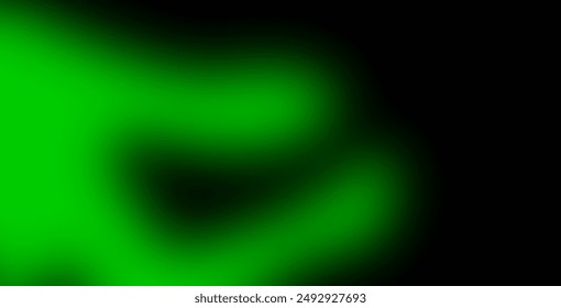 Dark green vector gradient blur texture. Shining colorful blur illustration in abstract style. Background for web designers.