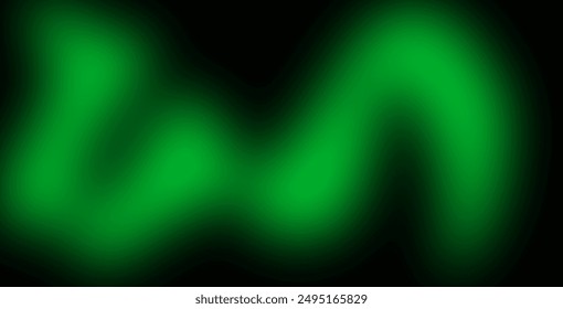 Dark green vector gradient blur texture. Shining colorful blur illustration in abstract style. Background for web designers.