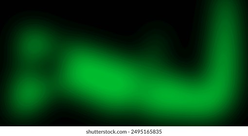 Dark green vector gradient blur texture. Shining colorful blur illustration in abstract style. Background for web designers.