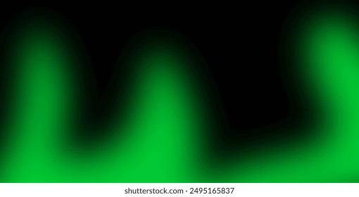 Dark green vector gradient blur texture. Shining colorful blur illustration in abstract style. Background for web designers.