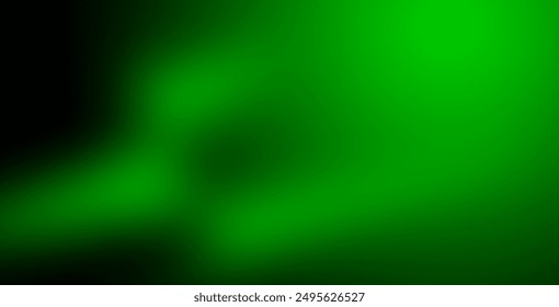 Dark green vector gradient blur texture. Shining colorful blur illustration in abstract style. Background for web designers.