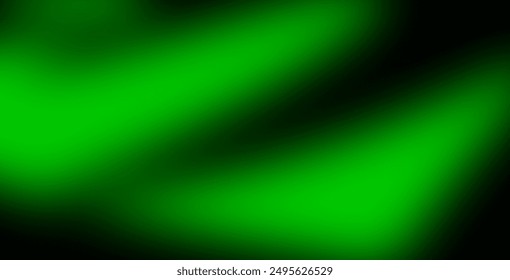 Dark green vector gradient blur texture. Shining colorful blur illustration in abstract style. Background for web designers.