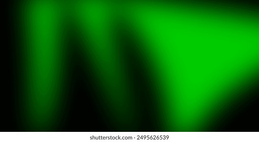 Dark green vector gradient blur texture. Shining colorful blur illustration in abstract style. Background for web designers.