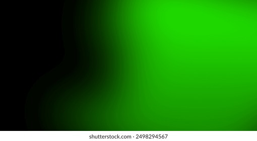 Dark green vector gradient blur texture. Shining colorful blur illustration in abstract style. Background for web designers.