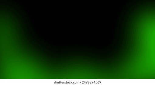 Dark green vector gradient blur texture. Shining colorful blur illustration in abstract style. Background for web designers.