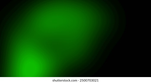 Dark green vector gradient blur texture. Shining colorful blur illustration in abstract style. Background for web designers.