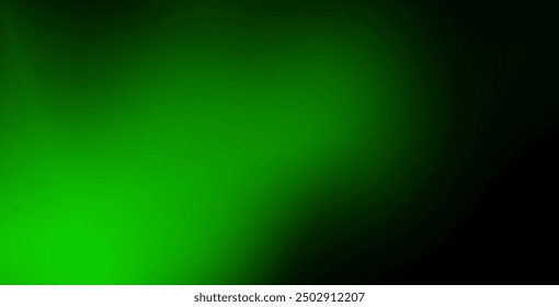 Dark green vector gradient blur texture. Shining colorful blur illustration in abstract style. Background for web designers.