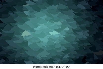 Dark Green vector gradient triangles pattern. Polygonal abstract illustration with gradient. Polygonal design for your web site.