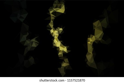 Dark Green vector hexagon mosaic cover. Colorful illustration in abstract style with gradient. The completely new template can be used for your brand book.