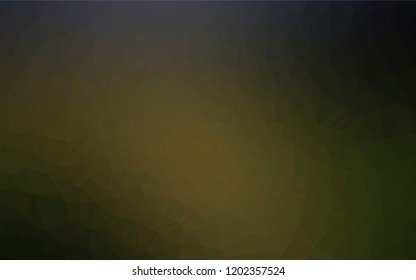 Dark Green vector hexagon mosaic texture. A vague abstract illustration with gradient. A completely new template for your business design.