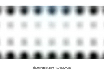 Dark Green vector illustration which consist of circles. Dotted gradient design for your business. Creative geometric background in halftone style with colored spots.