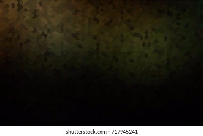 Dark Green vector illustration which consist of circles. Dotted gradient design for your business. Creative geometric background in halftone style with colored spots.