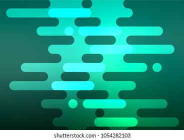 Dark Green vector indian curved background. Blurred decorative design in Indian style with Zen tangles. A completely new template for your business design.