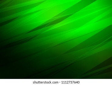 Dark Green vector indian curved texture. Ethnic elegant natural pattern with gradient. Hand painted design for web, wrapping, wallpaper.