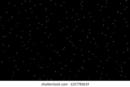 Dark Green vector layout with bright stars. Decorative shining illustration with stars on abstract template. Smart design for your business advert.