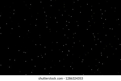 Dark Green vector layout with bright stars. Stars on blurred abstract background with gradient. The template can be used as a background.